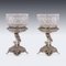 19th Century Victorian Silver & Glass Figural Salts from Elkington, 1896, Set of 2, Image 4