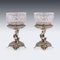 19th Century Victorian Silver & Glass Figural Salts from Elkington, 1896, Set of 2 6