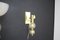 Ivory and Gold Murano Glass and Brass Cup Sconces 2000, Set of 2 10