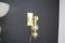 Ivory and Gold Murano Glass and Brass Cup Sconces 2000, Set of 2, Image 10