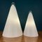 Murano Cone Table Lamps, Italy, 1970s, Set of 2 3