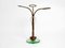 Italian Modern Brass Umbrella Stand with Glass Base, 1950s 16