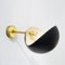 Vintage Wall Light in Brass and Aluminium, 1950s, Image 3