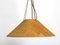 Large Cork Ceiling Lamp by by Willhelm Zanoth and Ingo Maurer for M-Design, 1970s, Image 3
