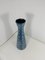 Italian Blue Vase with Bitossi Leaves, 1960s 2