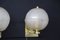 Goldene Pulegoso Wandleuchten aus Muranoglas im Stil von Barovier, 1990er, 2er Set 12