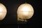 Goldene Pulegoso Murano Glas Wandlampen im Stil von Barovier, 1990er, 2er Set 14
