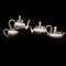 Tea, Coffee, Milk and Sugar Service in Silver from the Gratschew Brothers, St. Petersberg, Russia, 1890s, Set of 4, Image 1