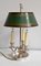 Early 20th Century Empire Style White Metal Hotbed Lamp, 1890s 1