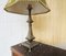 Lámpara de mesa grande de latón de Padberg KG, años 60, Imagen 3