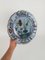 Large Hand-Painted Plate with Italian Oriental Decoration from Faenza, 1940s, Image 5