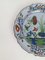 Large Hand-Painted Plate with Italian Oriental Decoration from Faenza, 1940s 2