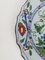 Large Hand-Painted Plate with Italian Oriental Decoration from Faenza, 1940s, Image 10