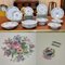 Limoges Porcelain Dinner Service with Floral Decor, Set of 37 2