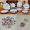 Limoges Porcelain Dinner Service with Floral Decor, Set of 37, Image 2