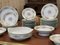 Limoges Porzellan Tafelservice mit Blumendekor, 37er Set 9