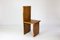 Vintage Brutalist Dining Room Chairs in Wood, Set of 6 3