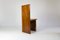 Brutalistische Vintage Esszimmerstühle aus Holz, 6er Set 8