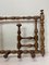 Early 20th Century Edwardian Foldable Turned Wood Wall Coat and Hat Rack, 1890s, Image 14