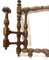 Early 20th Century Edwardian Foldable Turned Wood Wall Coat and Hat Rack, 1890s, Image 16