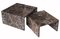 Italian Brown Emperador Marble Coffee Table from Cupioli Living, Set of 2, Image 1