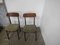 Italian Green Dining Chairs, 1970, Set of 2 3