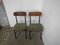 Italian Green Dining Chairs, 1970, Set of 2, Image 1