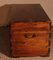 Large 19th Century Camphor Wood Campaign Chest 12