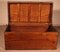 Large 19th Century Camphor Wood Campaign Chest 8