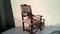 Small 19th Century Oak Throne Chair with Armrests, 1890s, Image 11