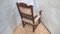 Small 19th Century Oak Throne Chair with Armrests, 1890s 12