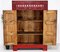 Handgeschnitzter Vintage Vintage Schrank, 1930er 3