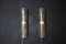 Long Smoked Frosted Murano Glass Sconces, 2000s, Set of 2, Image 3
