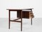 Danish Compact Rosewood Desk with 3 Drawers, 1960s, Image 5