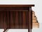 Danish Compact Rosewood Desk with 3 Drawers, 1960s, Image 6