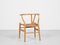 Mid-Century Wishbone Chair attributed to Hans Wegner for Carl Hansen & Son 2