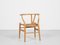 Sedia Wishbone Mid-Century attribuita a Hans Wegner per Carl Hansen & Son, Immagine 2