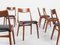 Mid-Century Danish Boomerang Chairs attributed to Alfred Christensen for Slagelse, 1960s, Set of 6, Image 2