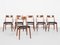 Dänische Mid-Century Boomerang Stühle von Alfred Christensen für Slagelse, 1960er, 6er Set 3
