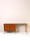 Scandinavian Desk with Library Compartment and Sliding Doors, 1960s 4
