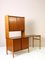 Scandinavian Desk with Library Compartment and Sliding Doors, 1960s 7