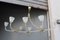 Großer rechteckiger Murano Glas Kronleuchter von Carlo Scarpa für Venini, 1940er 4