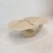 Italian Travertine Coffee Table, 1980s 5