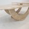 Italian Travertine Coffee Table, 1980s, Image 26