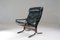 Siesta Leather Armchair with Armrests by Ingmar Relling foe Westnofa, Norway, 1970 20