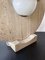 Italienische Mid-Century Modern Travertine Skulptur Lampe, 1970er 3