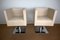 20th Century Swivel Armchairs in Faux Leather from Palladium, Set of 2 16