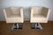 20th Century Swivel Armchairs in Faux Leather from Palladium, Set of 2 7