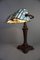 Glass Mosaic Notary Lamp in the style of Tiffany, Image 3
