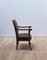 Vintage Brown Directory Armchair 8